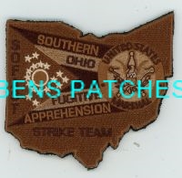 OHIO,UNITED STATES MARSHAL SOUTHERN OHIO FUGITIVE APPREHENSION STRIKE TEAM SUBDUED 5 STATE SHAPED